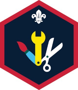 Scout Skills Challenge Award Badge OLD FDL