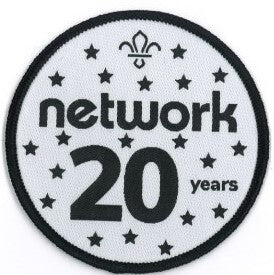 Network 20 years fun Badge 70mm