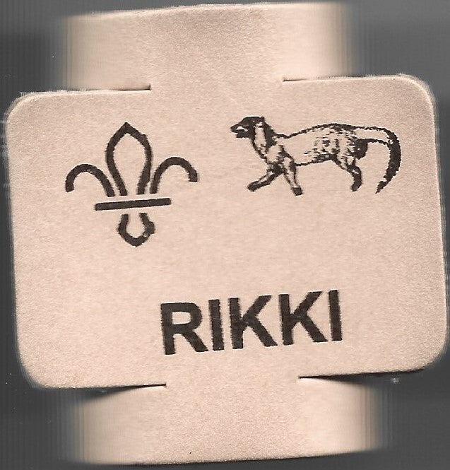 Rikki Name Woggle, Natural