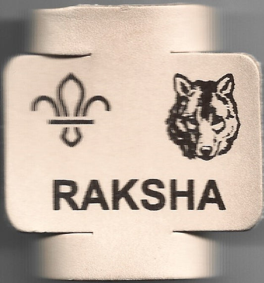 Raksha Name Woggle, Natural