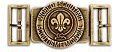 World Scout Belt Buckle, Bronze effect