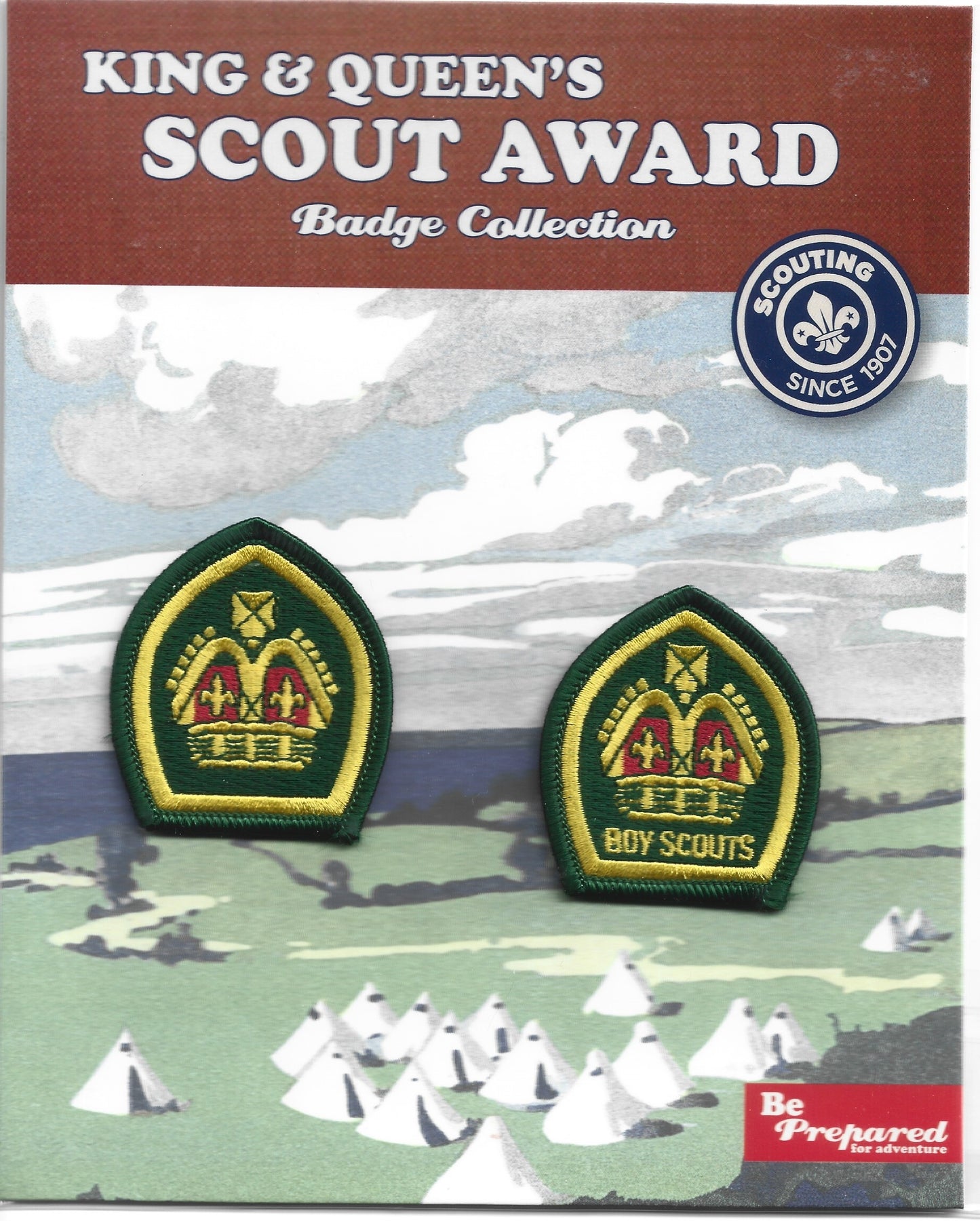 Replica King Scout and Queen Scout Badges