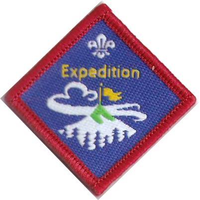 Scout Expedition Challenge Award Badge, (Discontinued), OLD FDL