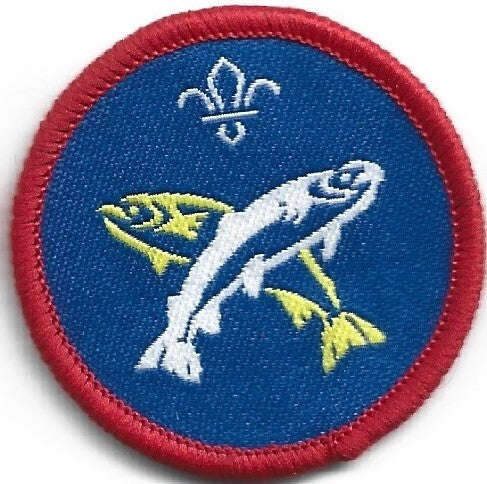 Scout Angler Activity Badge not sponsored