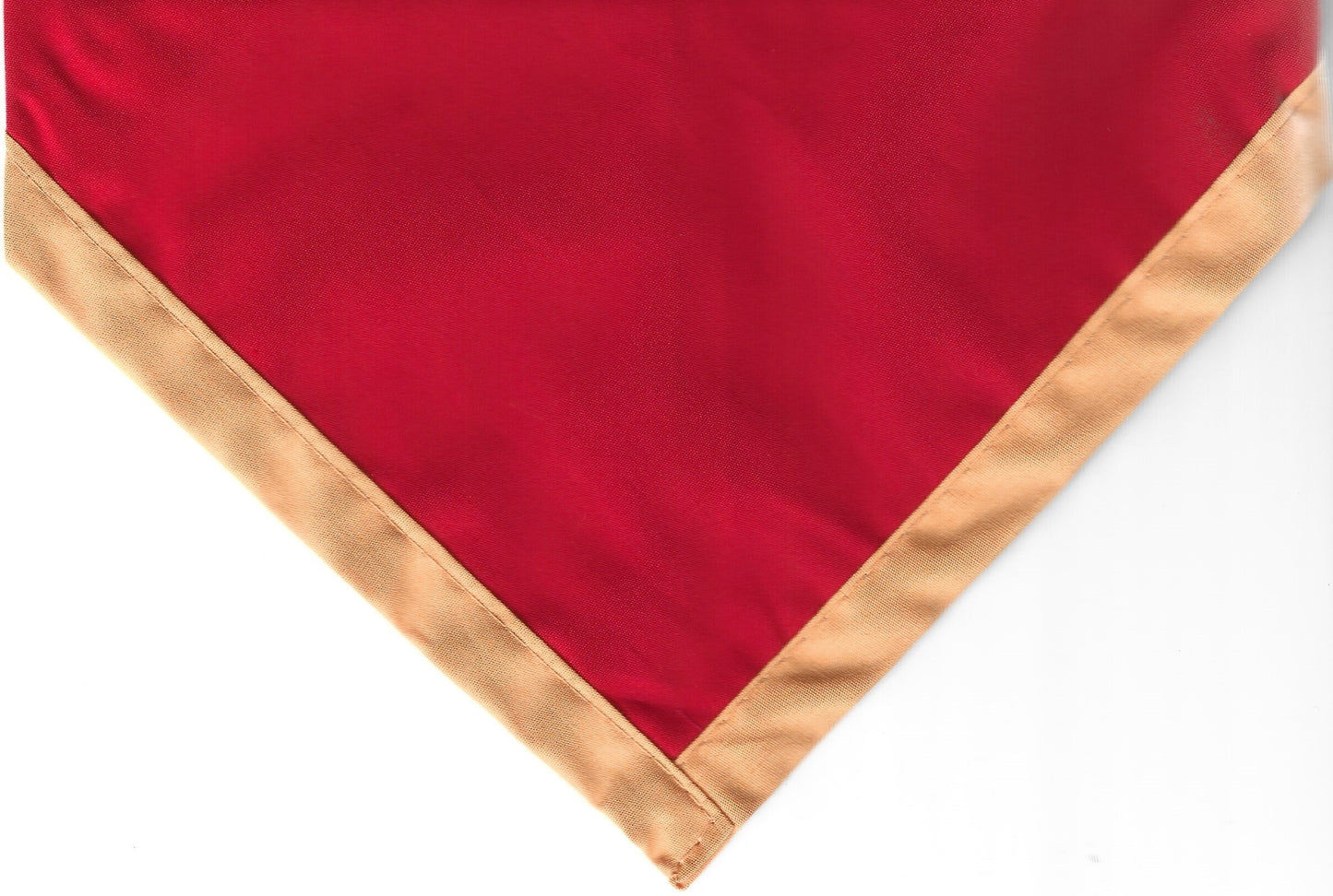 1st Chelmsley Wood Adult Size Scarves, pack of 2  Scarlet with a 1/2" Gold border