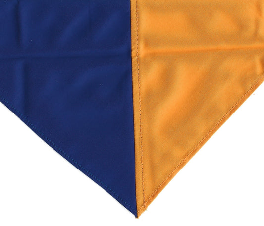 8th Solihull Adult Size Scarves, pack of 10 (Royak Blue on the Left, Orange on the Right