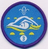 Swimmer Activity Badge Stage 3, not sponsored,