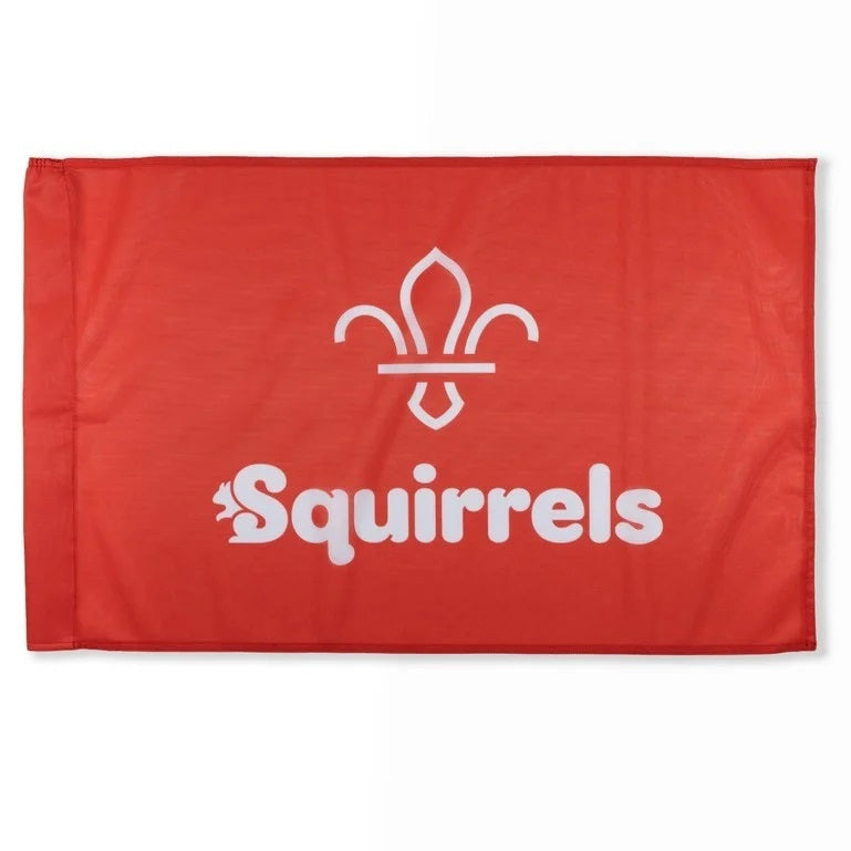 Squirrels Printed Flag