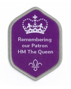 Official Uniform Memorial Badge for HM The Queen