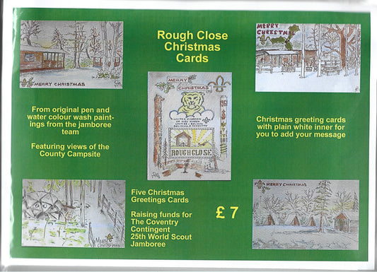 Christmas Cards, Rough Close Views in winter, Fund Raising for jamboree 2023