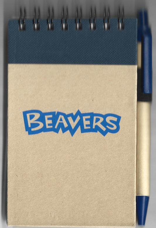 Beaver Scouts Eco Notebook and Pen, A7