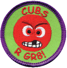 Cubs is GR8, 50mm fun badge