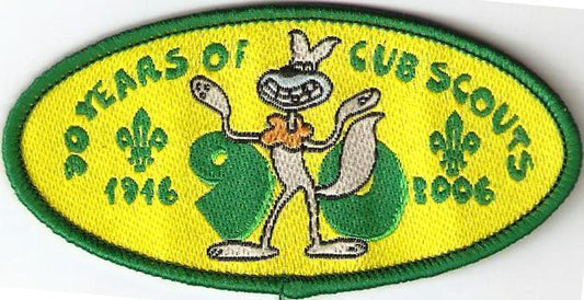 Cubs 1916 to 2006 90 years badge