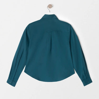 Scouts Long Sleeve Blouse - Teal Green