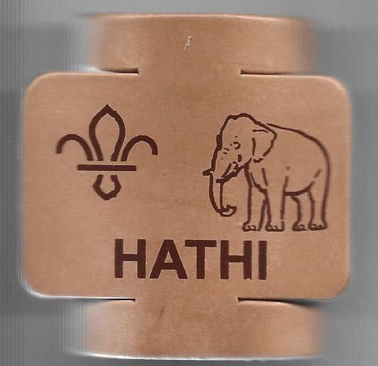 Hathi Name Woggle, Natural