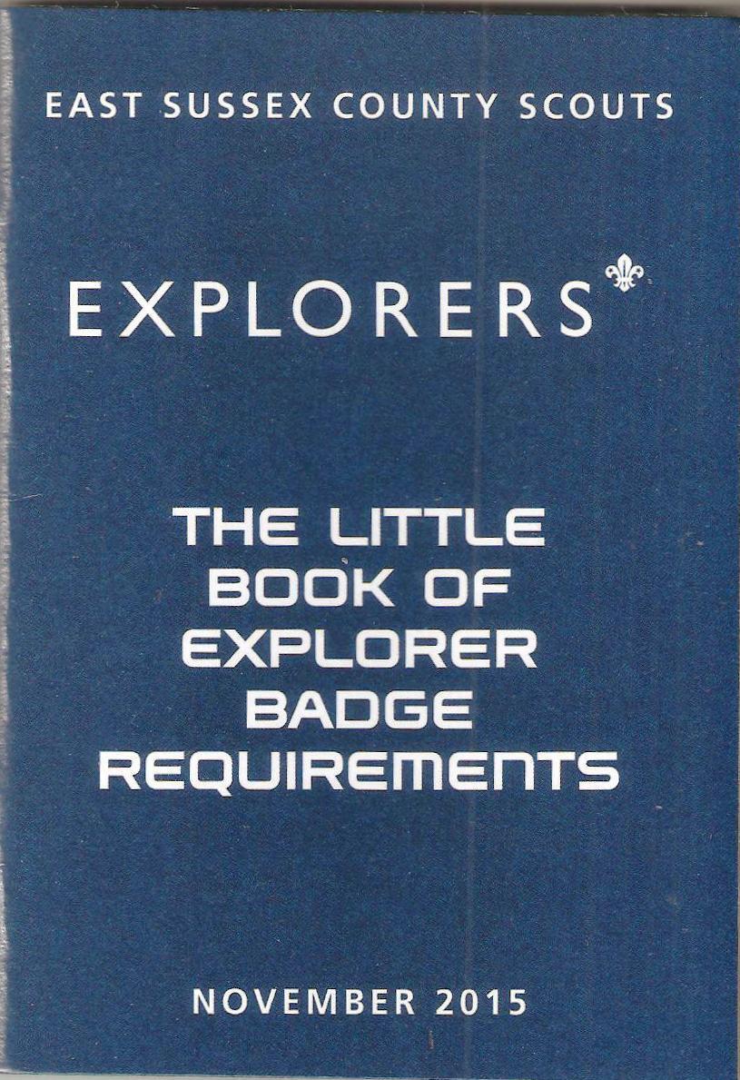 Little Book of Explorer Scout Badge Requirements, 2015