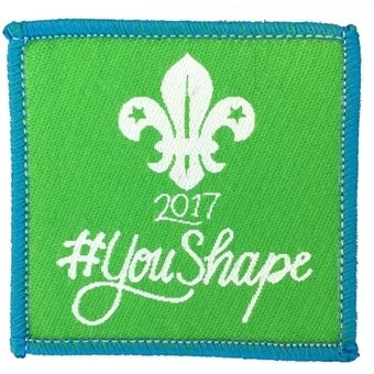 YouShape badge, Beavers 2017 5cm square