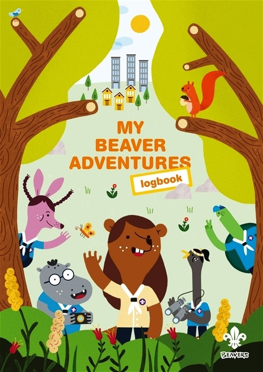 Beaver Scout Log Book A4, with stickers