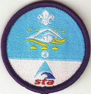 Swimmer Activity Badge Stage 4, STA OLD FDL, small numbers