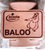 Baloo Name Woggle, Natural