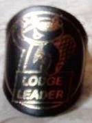 Beaver Lodge Leader Woggle, Leather