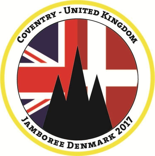 2017 Denmark International Jamboree Coventry Unit, Limited Edition, Badge