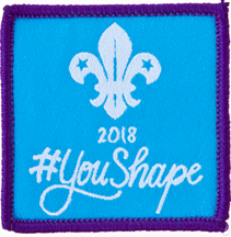 YouShape badge, Adults and Network  2018 5cm square