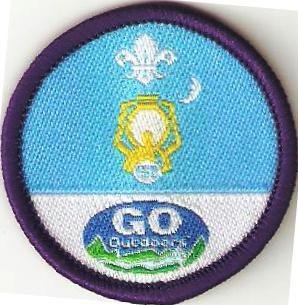Nights Away Staged Activity Badge 150 Nights, Go Outdoors, with small numbers OLD FDL