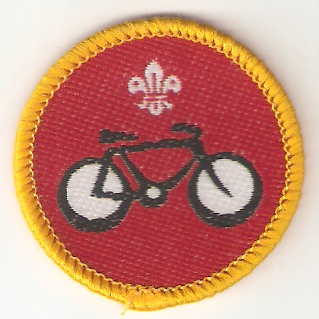 Cub Scout Cyclist Activity Badge, Not sponsored OLD FDL