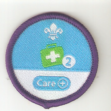 Emergency Aid Activity Badge Stage 2, Care OLD FDL