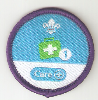 Emergency Aid Activity Badge Stage 1, Care OLD FDL