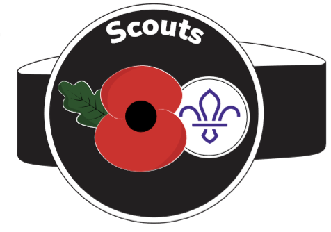 Remembrance Plastic Woggle with Poppy and FDL