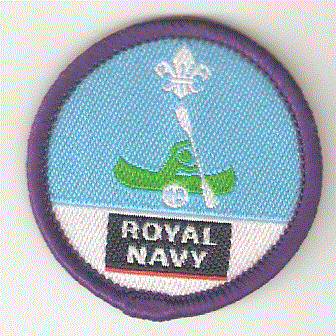 Time on the Water Staged Activity Badge, 10 Sessions, Royal Navy OLD FDL