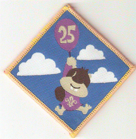 Beavers 25th Birthday Badge