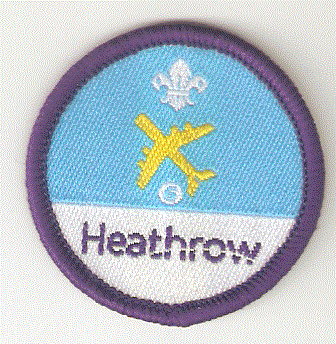 Air Activities - Activity Badge Stage 6  Heathrow, small numbers OLD FDL