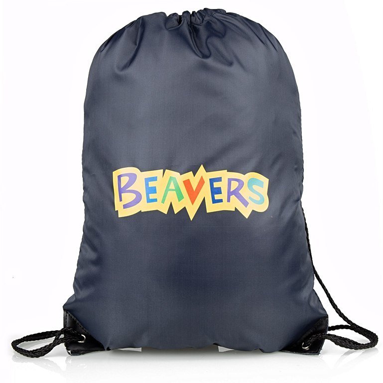 Beavers drawstring tote bag