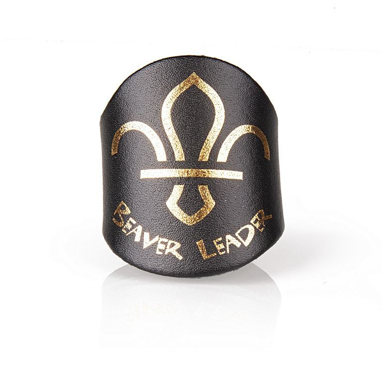 Beaver Leader Leather Woggle